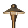 ABR Lighting Stoss Series 4 in. Antique Brass LED Path Light, 23 in. Height, Two-Pin Socket, 20W, 12V - 24V
