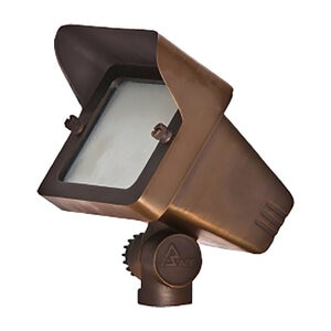Rubens-R Flood Light 24V Antique Brass 50W