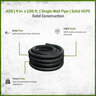 ADS 4 in. x 100 ft. Single Wall Pipe Solid