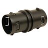 ADS HDPE Corrugated Internal Snap Coupler Black 4 in.