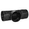 ADS HDPE Corrugated Blind Tee Black 6 in.