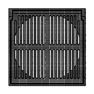 12" Cast Iron Grate-Pedistrian Opening