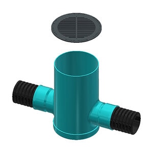 ADS 12 in. Drain Basin 10 ft. Tall