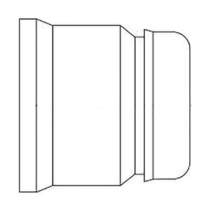 8 in. N-12 Gasketed End Cap