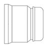 8 in. N-12 Gasketed End Cap