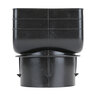 ADS HDPE Downspout Adapter Black 3 in. x 3.25 in. x 2.5 in.