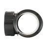 ADS HDPE Corrugated External Snap Tee Black 6 in.
