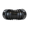 ADS HDPE Corrugated External Snap 90 Degree Elbow Black 3 in.