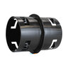 ADS HDPE Corrugated Internal Snap Coupler Black 3 in.