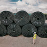 ADS 6 in. x 100 ft. Single Wall Pipe Perforated w/ Black Sock