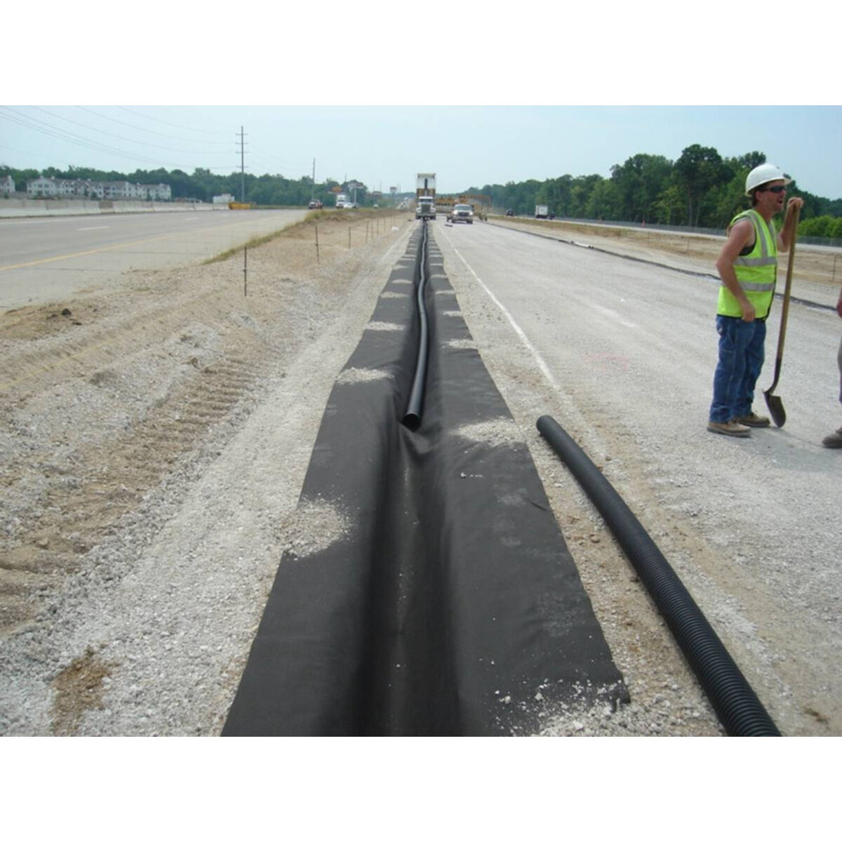 ADS Pipe Drain Single Wall 10 in. HDPE 20 ft | SiteOne US