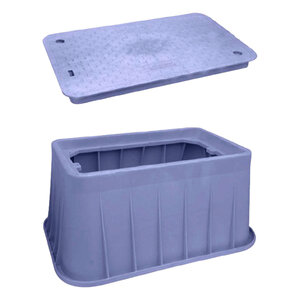 AEP Valve Box Plastic Green With Cover