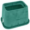 AEP Valve Box Rectangle 10 in. x 15 in. x 12 in.H Green Box/Green Lid Overlapping