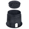 Round Valve Box Black W/Cover