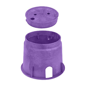 AEP Box Round Purple 10 in.