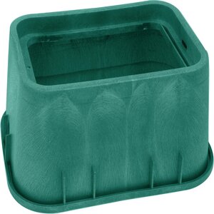 AEP Valve Box Rectangle 13 in. x 20 in. x 12 in.H Green Box/Green Lid Drop-in