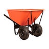 AML Wheelbarrow Poly Tray Steel Handle 10 cu. ft.