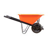 AML Wheelbarrow Poly Tray Steel Handle 6 cu. ft.