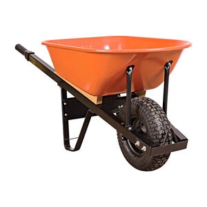 AML Wheelbarrow Steel Tray Steel Handle 6 cu. ft.