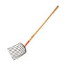 AML 10-Tine Forged Steel Scoop Fork with 48-Inch Straight Handle