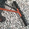 AML Steel Straight Rake 24 Tine 66 in. Handle