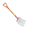 AML Forged Steel 6-Tine Manure Fork with 30 in. D-Grip Handle