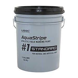 AQUASTRIPE #1 White Athletic Field Water Based Latex Marking Paint (Standard) 5 gal.