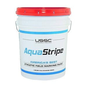 AQUASTRIPE #2B Custom Athletic Field water Based Latex Marking Paint Oriole Orange 5 gal.