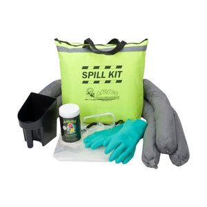 AABACO Chemical Spill Kit In A High Viz Tote Bag 40 Gallon