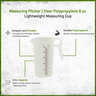 Measuring Pitcher Clear Polypropylene 8 oz.