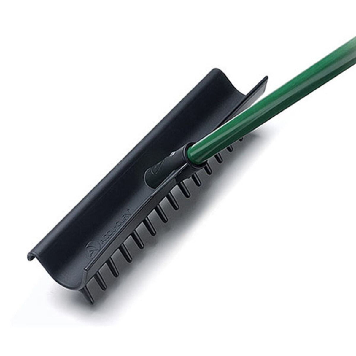 Accuform AccuCurv Bunker Rake 15 in. Head 54 in. Hunter Green Powder ...