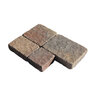 Acker-Stone Siena Paver 4 pc. Embossed TM Tumbled Desert Blend 70 mm (104 sq. ft./pallet)