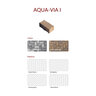 Acker-Stone Aqua Via I Paver Antique Pewter 4-3/8 in. x 8-3/4 in. 80 mm (95 sq. ft./pallet)