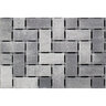Acker-Stone Aqua Via I Paver Antique Pewter 4-3/8 in. x 8-3/4 in. 80 mm (95 sq. ft./pallet)