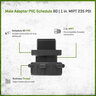 Male Adapter PVC Sch-80 1 in. MIPT