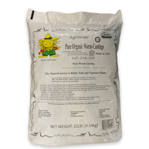 Agrowinn Worm Castings 10 lb. Bag