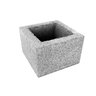 Air Vol 16 in. x 8 in. x 16 in. Ring Pilaster Gray (36 pc./pallet)
