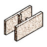 Air Vol Block Double Ended Bond Beam Medium Weight Gray 8 in. x 8 in. x 16 in. (102 pc./pallet)
