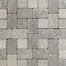 Air Vol Euro-Cobble Magnum Paver Gray/Black 60 mm (110 sq. ft./pallet)