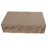 Basalite Allan Block Cap AB Collection Gray Blend 4 in. x 12 in. x 18 in. (64 pc./pallet)