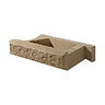 Basalite Allan Block Lite Retaining Wall Block Tan Blend 4 in. x 12 in. x 8 in. (64 pc./pallet)