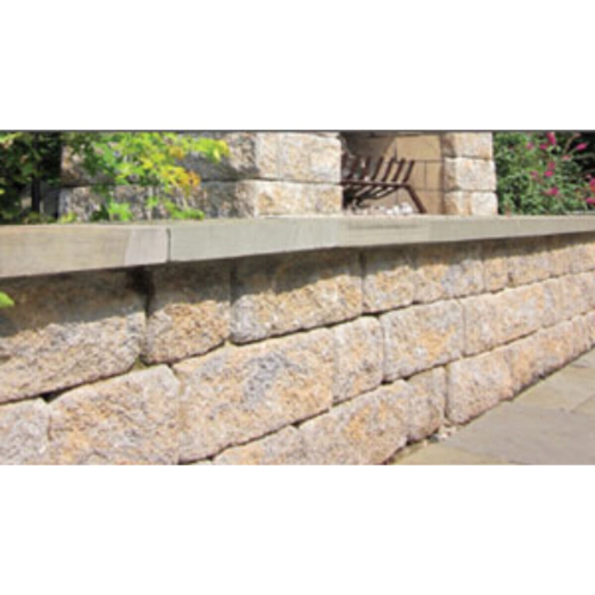 Allan Block Courtyard Wall Corner Silverado 6 in. x 7 in. x 15 in. - 15 ...