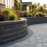 Basalite Allan Block Metro Classic Wall Charcoal 18 in. x 12 in. x 8 in. (32 pc./pallet)