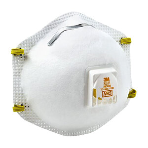 Allcon Particulate Respirator Mask w/ Valve White 