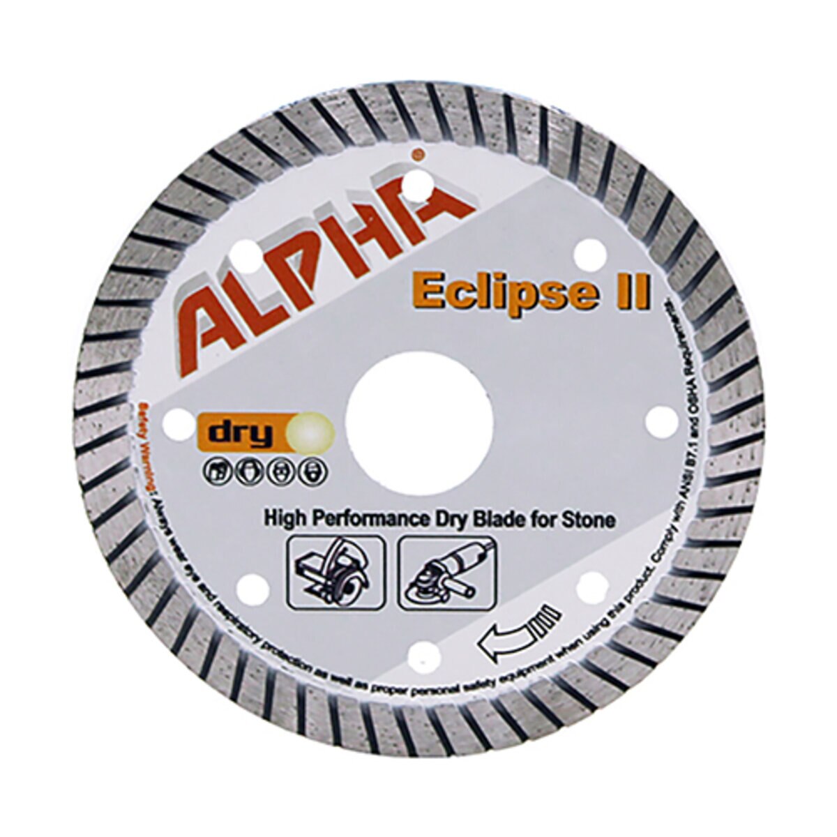 Alpha 7 in. Eclipse II Diamond Blade | SiteOne US