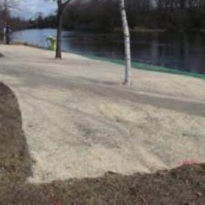 American Excelsior Curlex I Excelsior Blanket Natural Aspen Single Green Poly Net 4 ft. x 112.5 ft. 