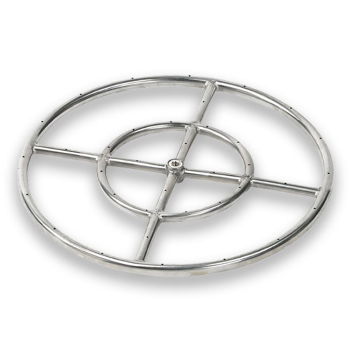 Double Fire Ring Round Stainless Steel 18 in | SiteOne US