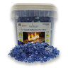 American Fire Glass Cobalt Reflective 1/2 in. 25 lb. Bucket
