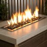 Fire Glass Bronze Reflective 1/4 in. 10 lb.