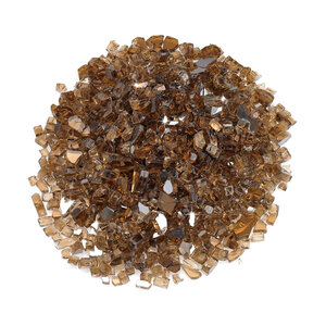Fire Glass Copper Reflective 1/4 in. 10 lbs.